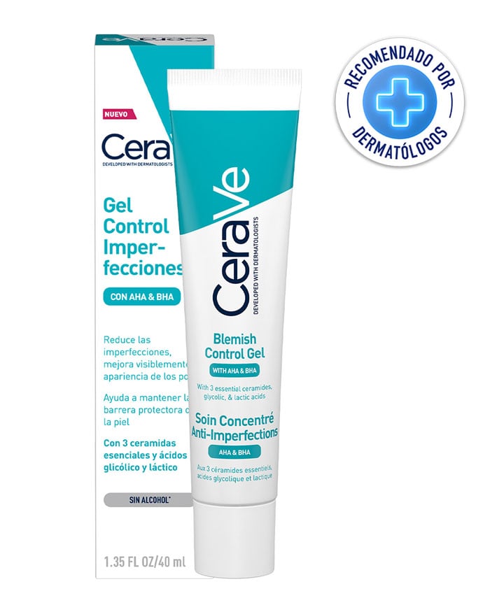 CeraVe Limpiador facial para el acné y puntos negros | Limpiador de ácido  salicílico al 2% y niacinamida